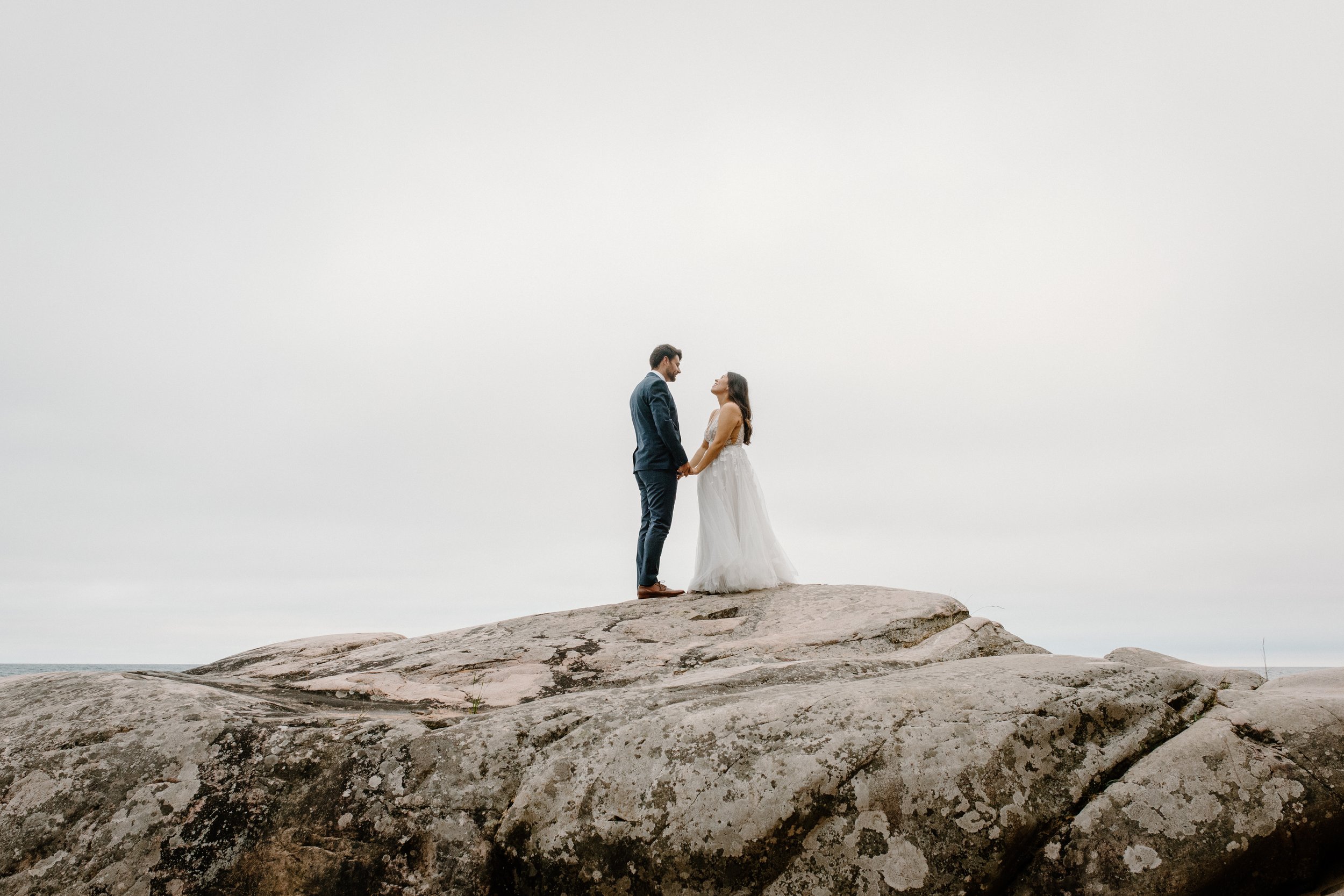 Elopement at Wetmore Landing in Marquette, MI